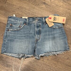 Levi's Classic Blue Jean Shorts 501